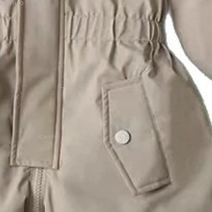 Kids One Piece Snowsuit, Warm Windproof Waterproof