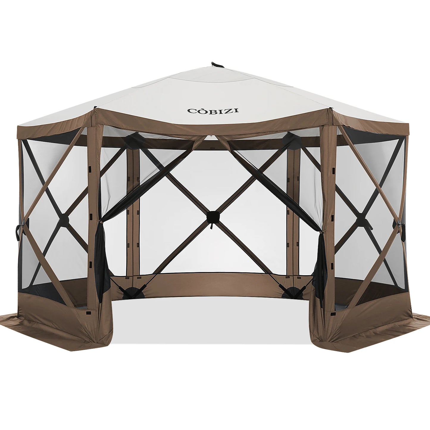 12x12ft Pop-Up Gazebo Screen Tent Mosquito Netting