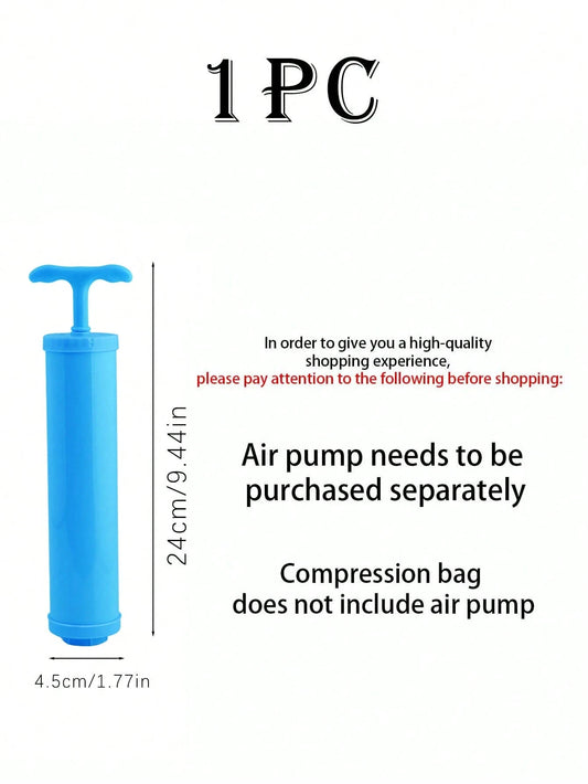 Portable Hand Pump. For Use With Compression Bags (not included)