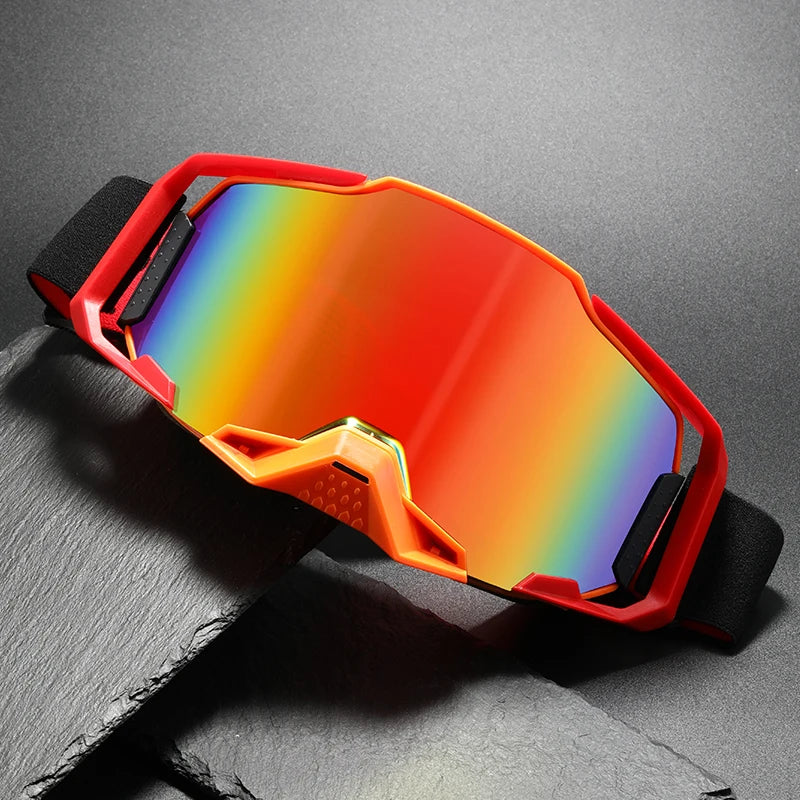 Premium Ski Goggles, TPU Material Double Layer Anti-fog Lenses