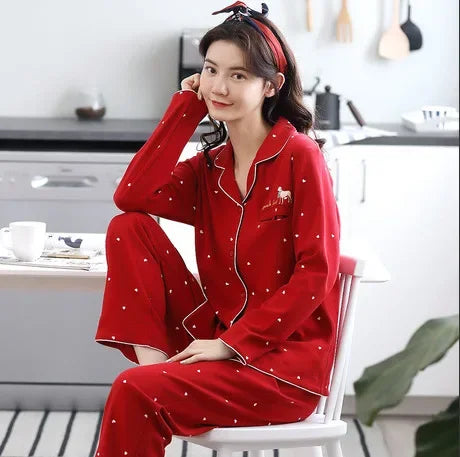 High Quality Plus Size Cotton Pajamas