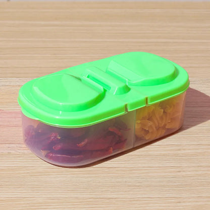 Dual-Compartment Food Storage Container