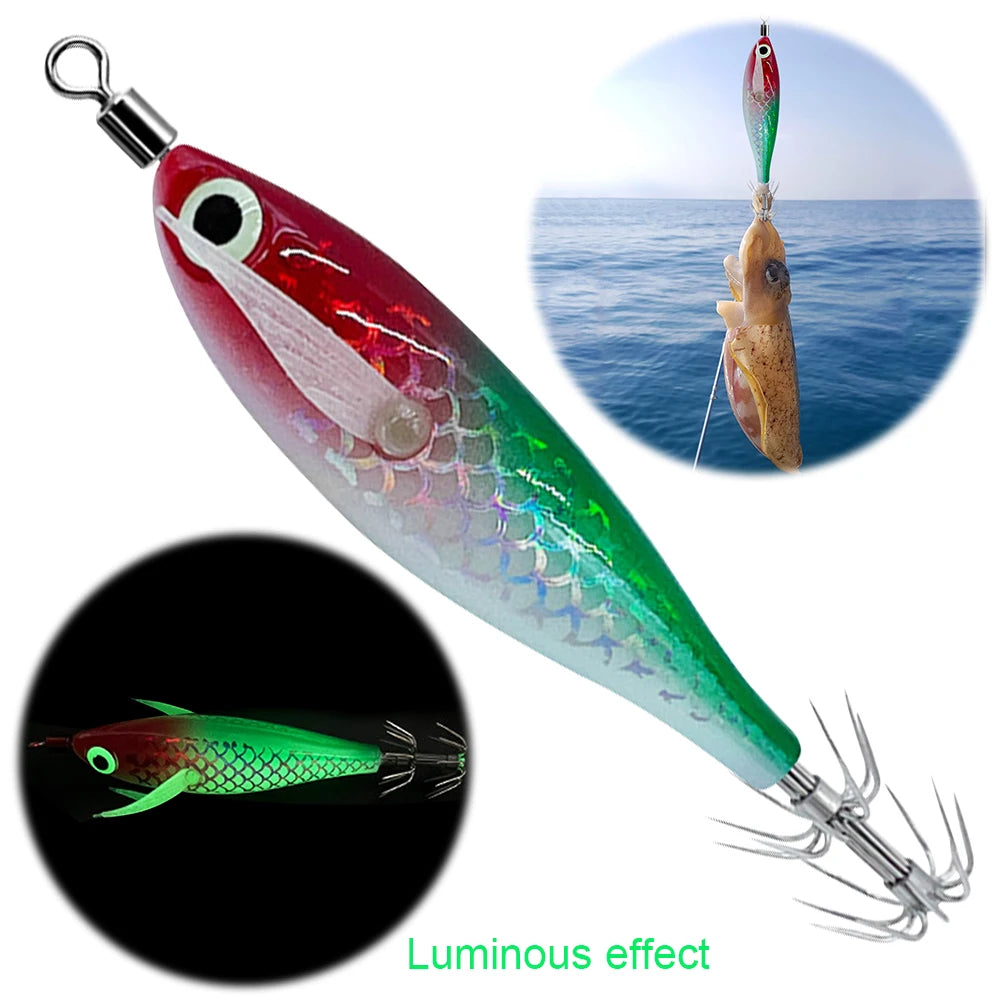 Luminous Squid Hook Attracting Cuttlefish Lure