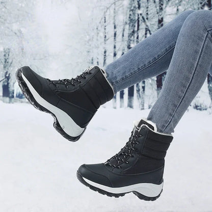 Women Platform Snow Boots, Non-slip