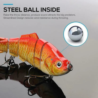 5ea Realistic Fish Shape Lures