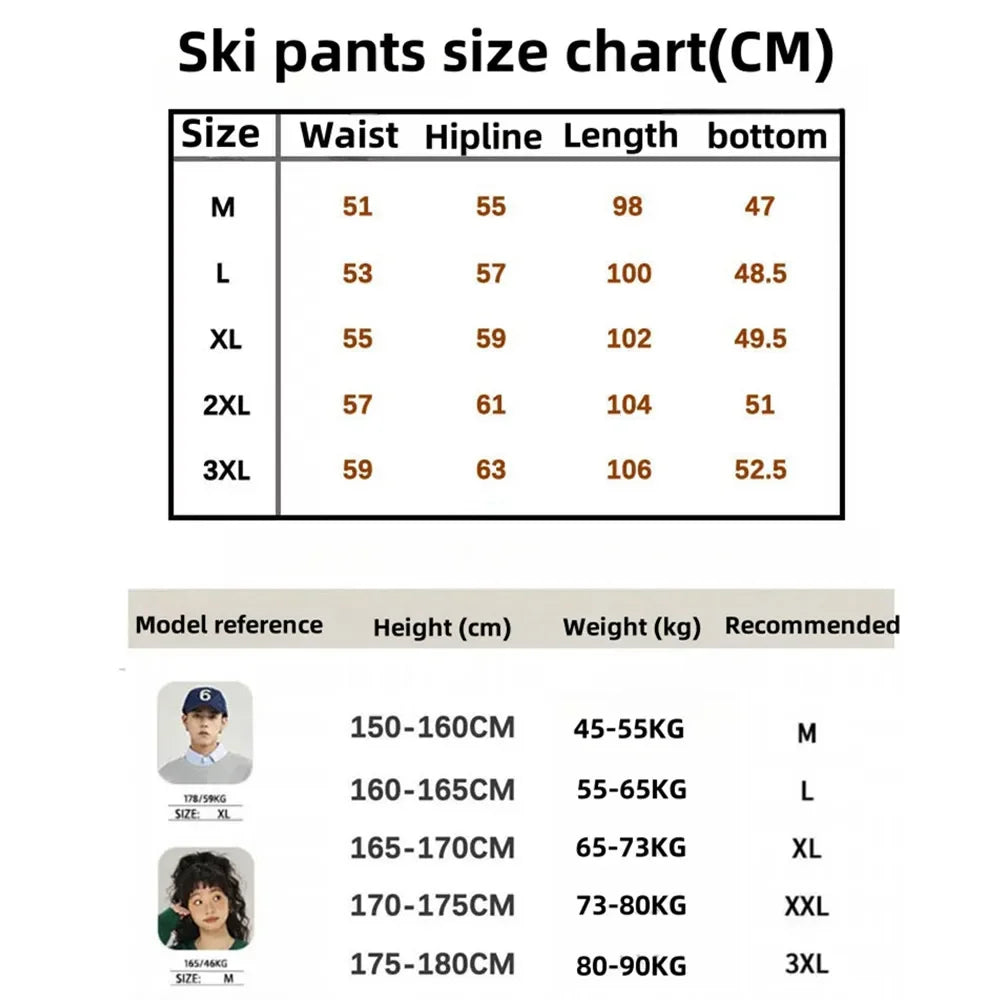 Baggy Pants Skiing/Snowboarding Loose Trousers