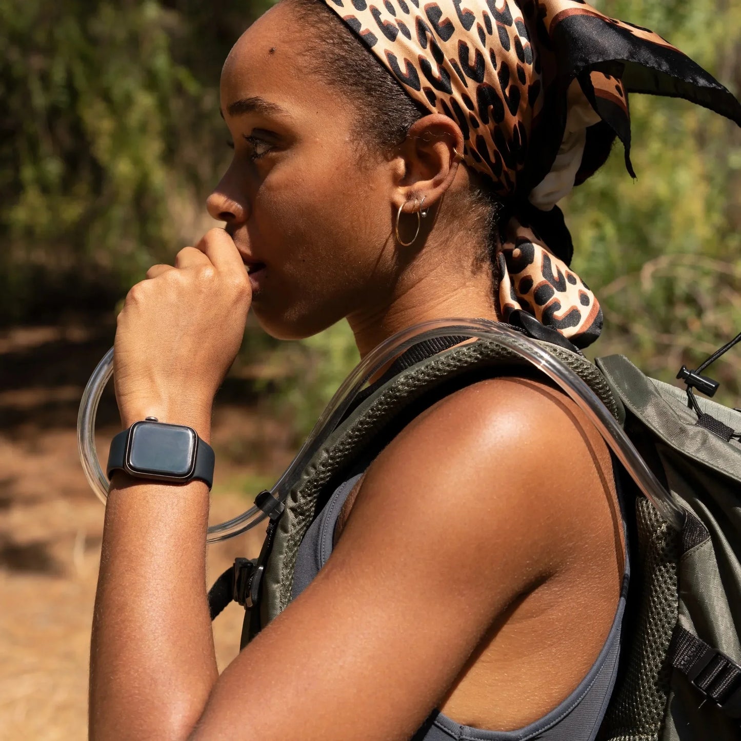 28L Green Hydration Backpack w/ 3L Reservoir