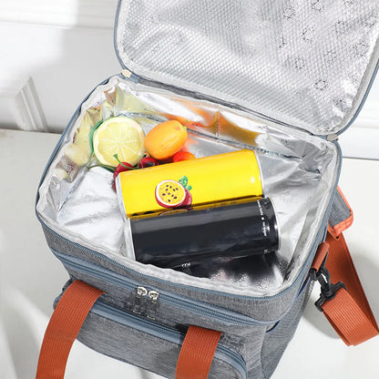 Picnic Bag Insulated Waterproof Cooler Multiple Pockets