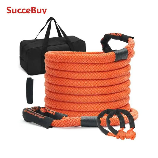 20 & 30 ft Car Towing Rope Tow Strap Rescue Recovery