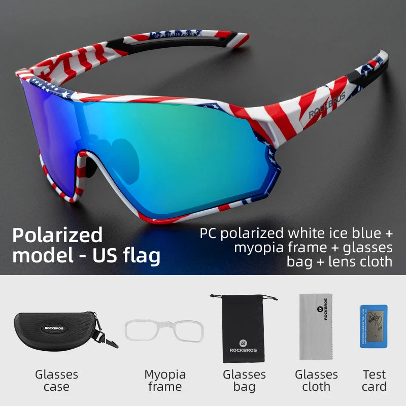 Polarized Glasses UV400 Sunglasses Bicycle Eyewear