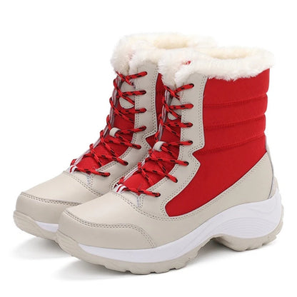 Women Platform Snow Boots, Non-slip