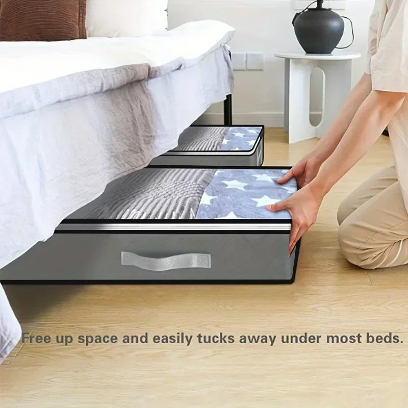 Dustproof Under Bed Storage Box with Reinforced Handles