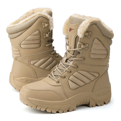 Men's Winter Snow Boots, Warm and Non-Slip
