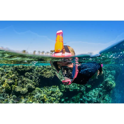 Quick Release Full Face Snorkel Mask with Snorkel