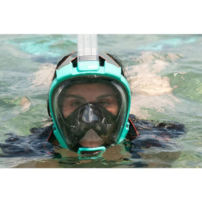 Quick Release Full Face Snorkel Mask with Snorkel