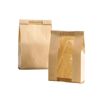 (50) Bread, Storage, Food Bags Transparent Window