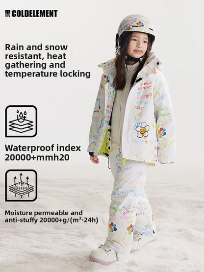 Ski Suits for Girls, Windproof & Waterproof