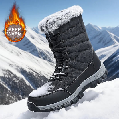 Winter Men's Snow, Anti Slip Outdoor Hiking Boots