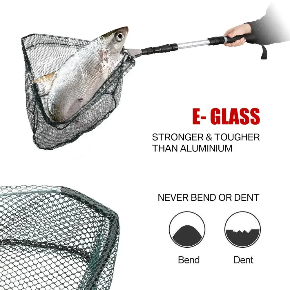 130CM Aluminum Alloy Telescoping Fishing Net