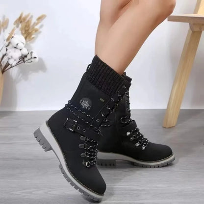 Winter Outdoor Shoes for Women Side Zip