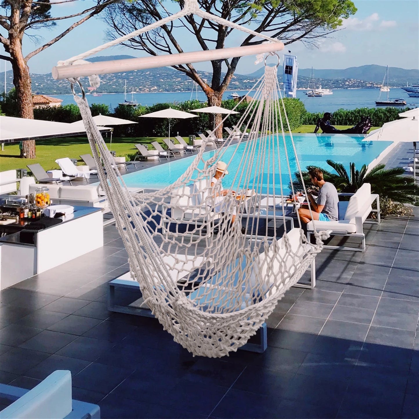 Nordic Style Hammock Hanging Chair Indoor Outdoor
