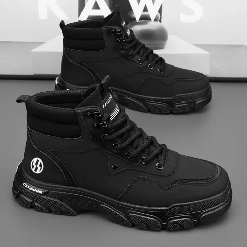 Men's Winter Anti Slip High Top Wear-resistant Boots
