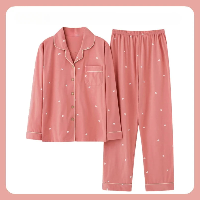 High Quality Plus Size Cotton Pajamas