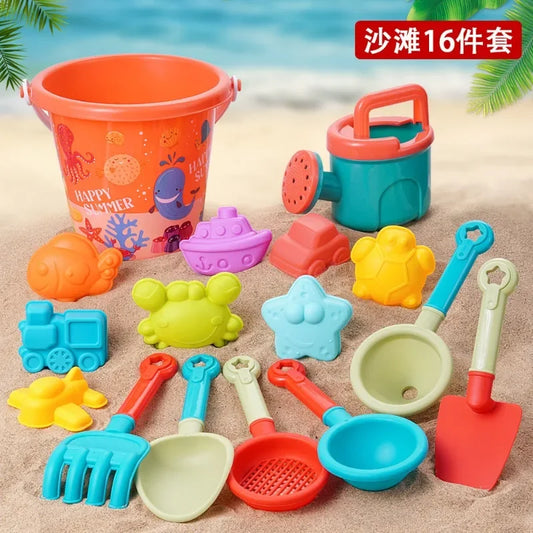 Summer Beach Toys For Kids Sand Plastic Bucket